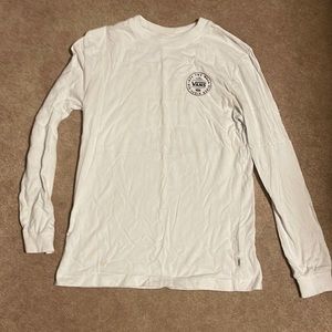 Vans White Long Sleeve
